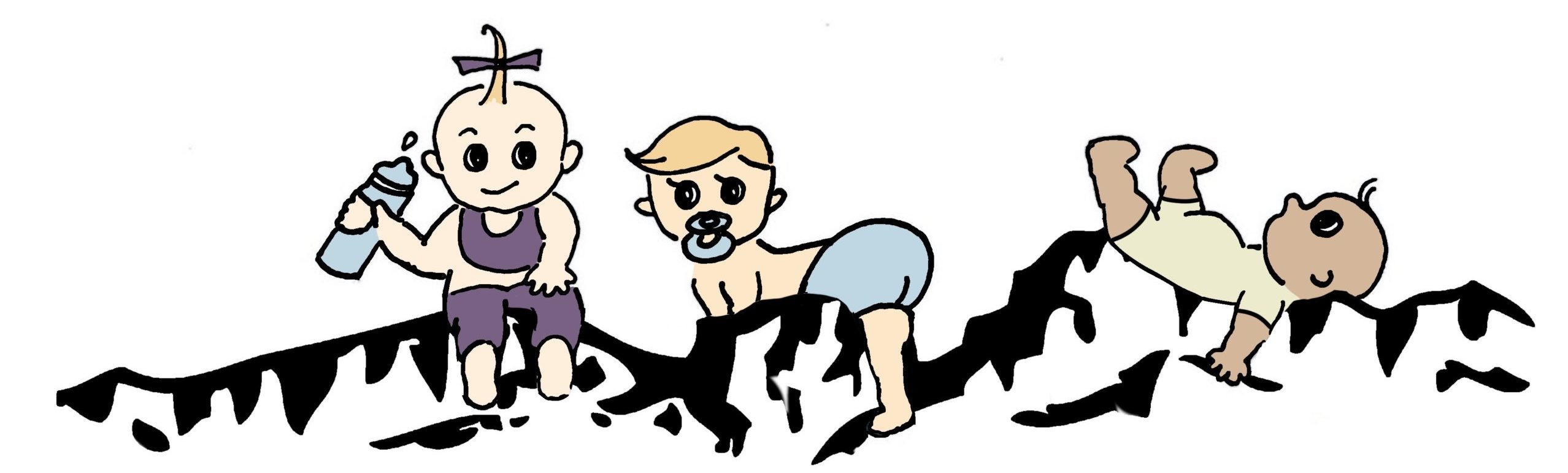 logo de la micro-crèche intergénérationnelle de l'EHPAD Les Monts du Matin